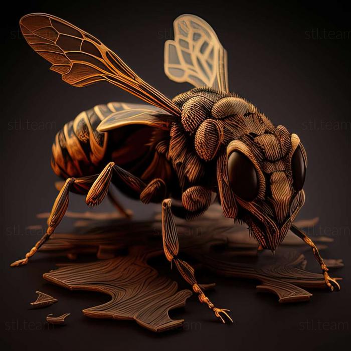 3D model Hylaeus aborigensis (STL)